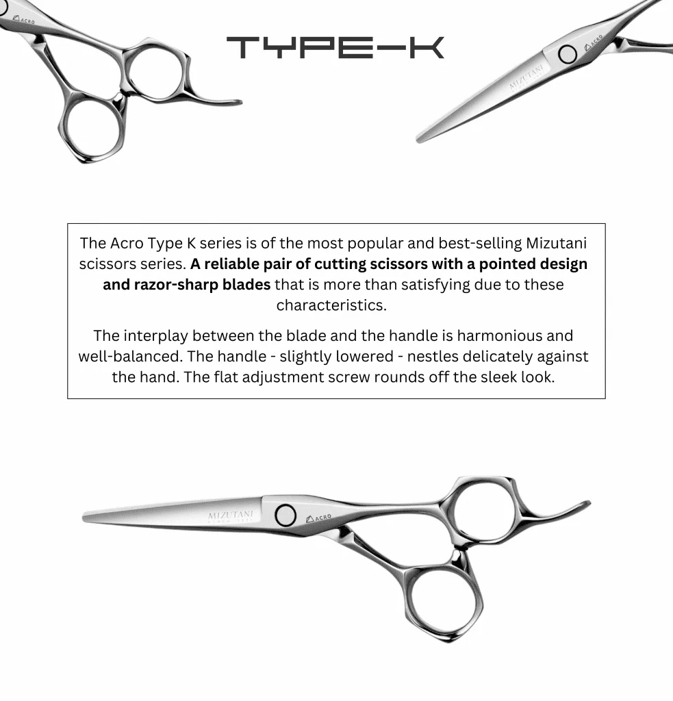 Acro TYPE - K Right Handed - Mizutani Scissors